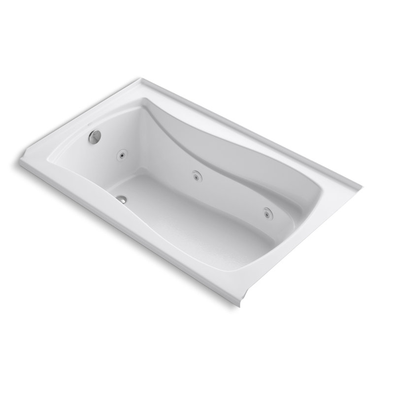 Kohler Mariposa 60" x 36" Whirlpool Bathtub Wayfair